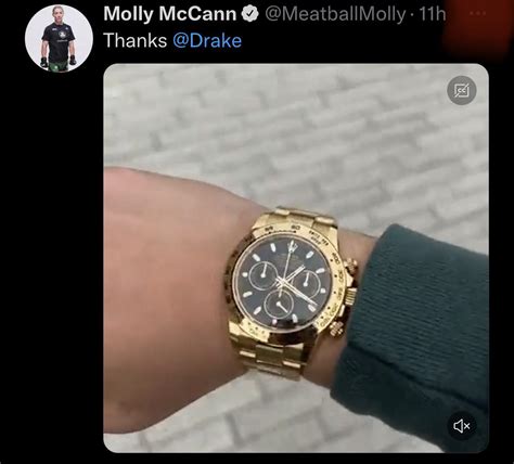 drake rolex ufc